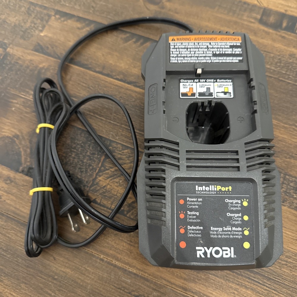 P118 Ryobi IntelliPort 18V NI-CD Lithium Lithium+ Battery Charger